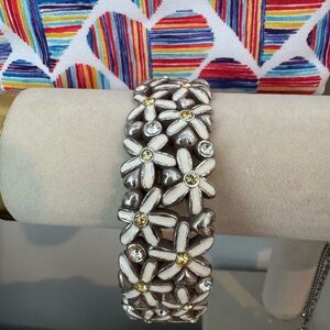 Brighton Retired LOVE DAISY Cuff hinge bracelet